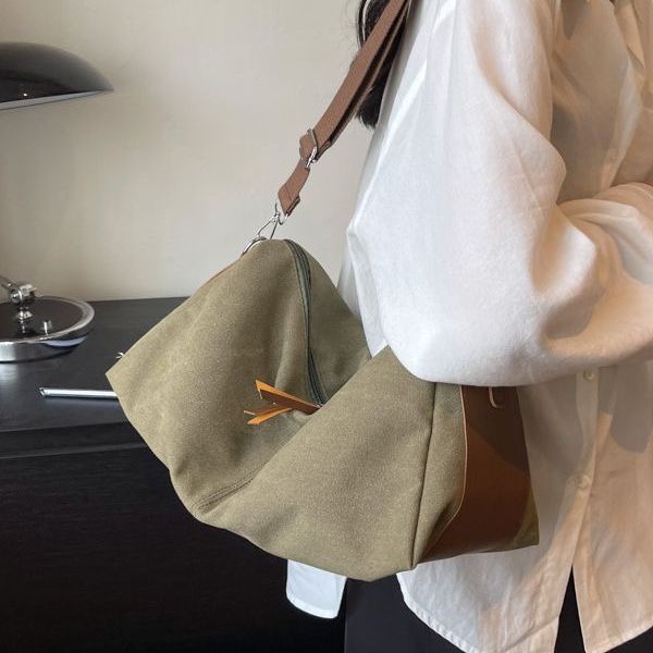 Bolsos para el hombro de lienzo de lienzo al por mayor